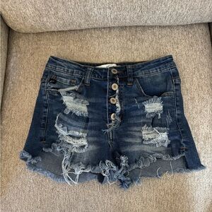 Kancan mid rise shorts